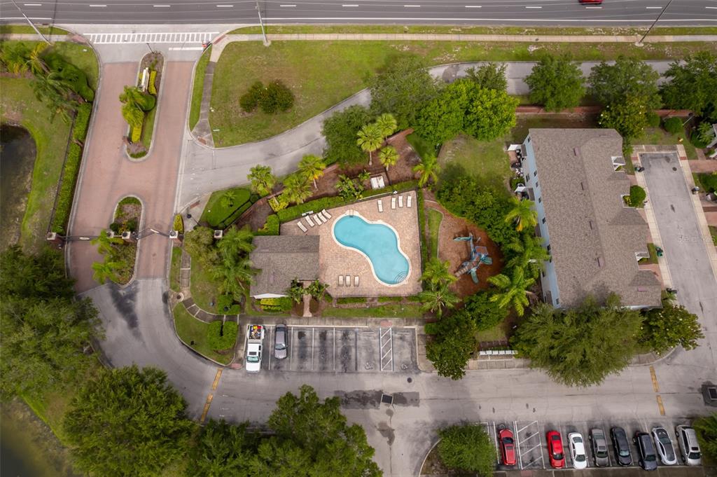 4113 Hedge Maple Place Winter Springs, FL 32708 - Photo 30 of 31 an aerial view of a house with swimming pool