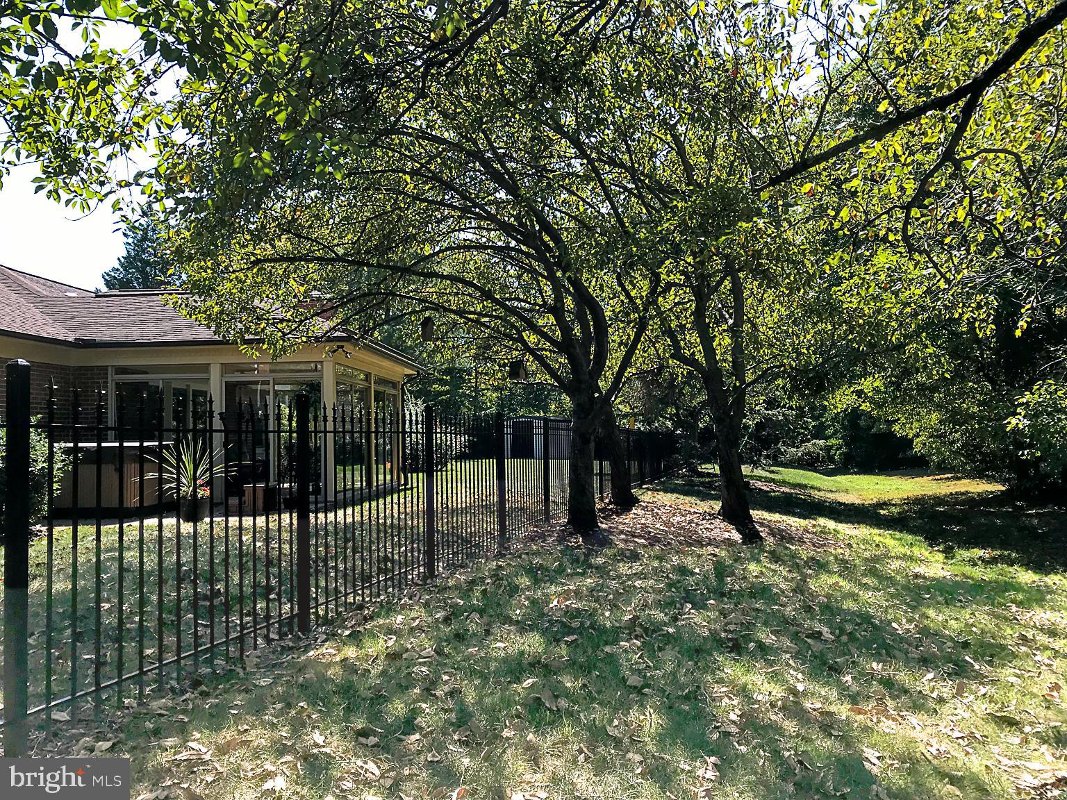 423 Mosby Drive Southwest Leesburg, VA 20175 - Photo 35 of 42 Wrought Iron Fence - Entire Back Yard