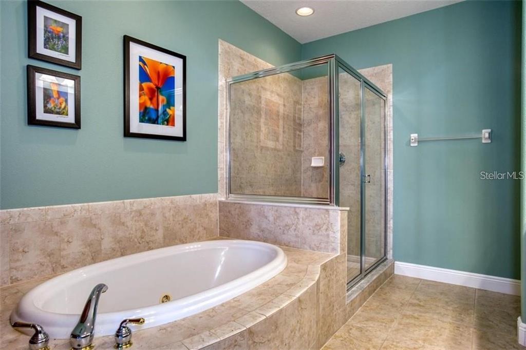 592 Bella Loop Dunedin, FL 34698 - Photo 21 of 25 a bathroom with a bathtub and a shower