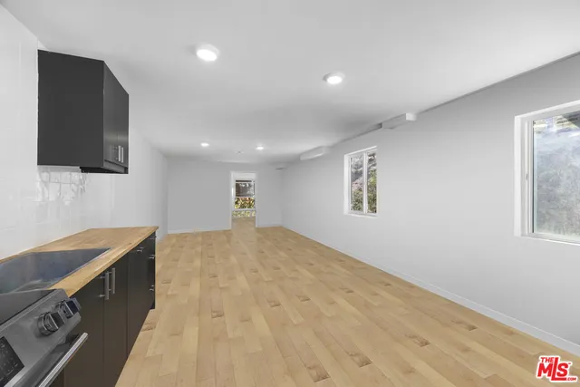 a view of kitchen with sink