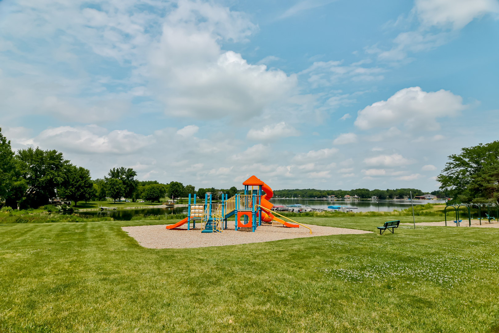 139 Pembroke Road Southwest Poplar Grove, IL 61065 - Photo 16 of 23 a view of a golf course with a lake