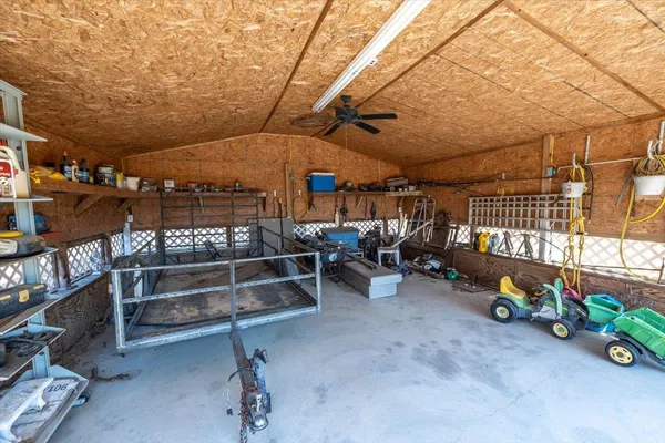 a view of storage and utility room