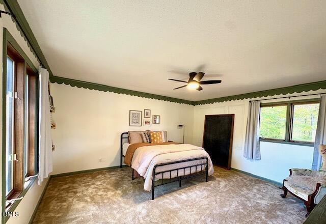 625 McCray Road Burlington, NC 27217 - Photo 14 of 38 a bedroom with a bed ceiling fan and a window