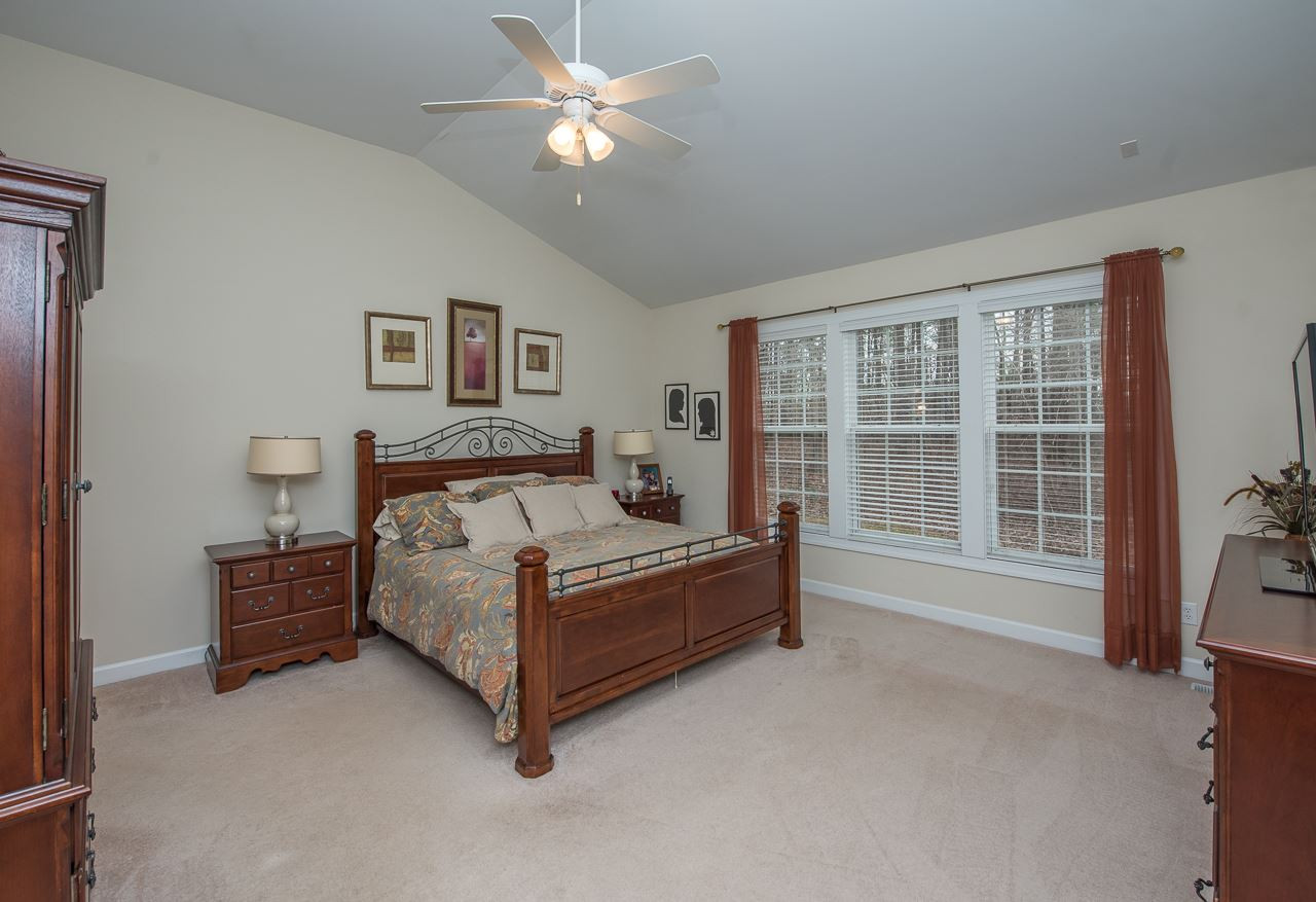 4424 Fairview Ridge Lane Apex, NC 27539 - Photo 11 of 25 Large Master bedroom overlooking the wooded yard Master Bedroom