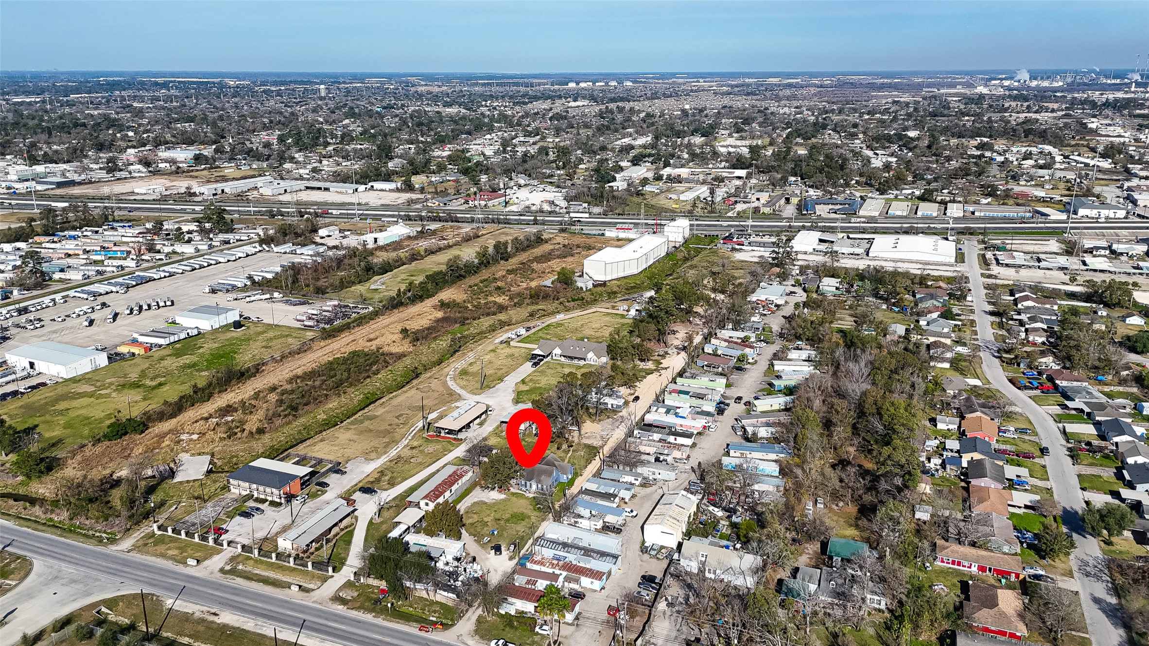 15627 Market Street Channelview, TX 77530 - Photo 26 of 35 an aerial view of a city