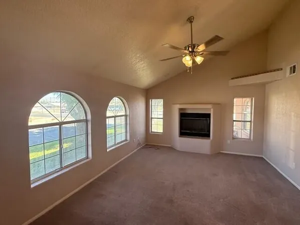 a view of livingroom and window
