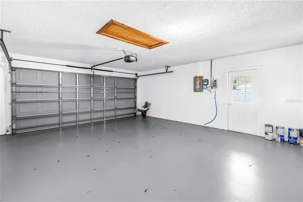 a backyard of a house