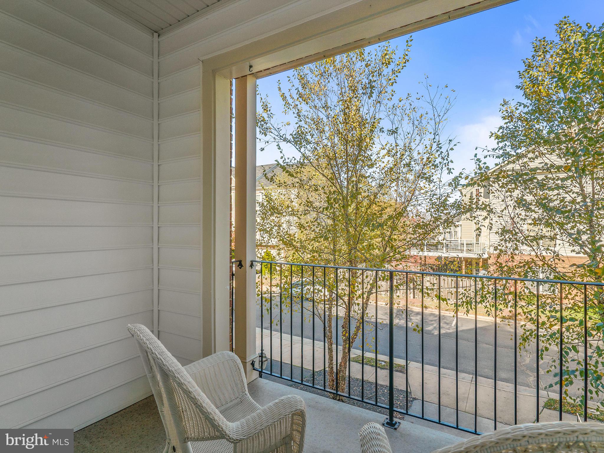 24712 Clock Tower Square Aldie, VA 20105 - Photo 13 of 30 Balcony off Kitchen to enjoy your Coffee