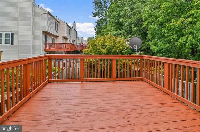 a view of lake with green space