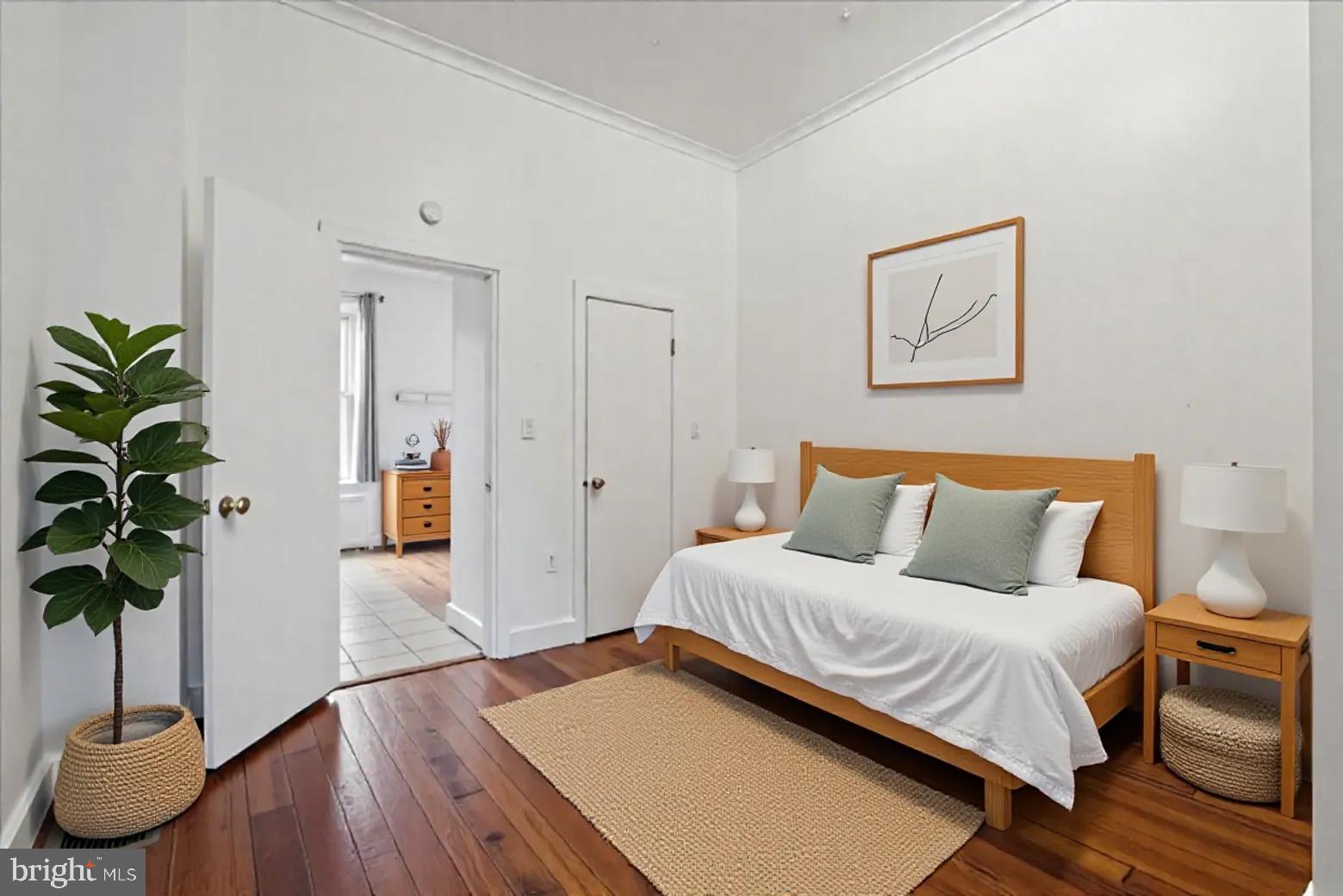 159 North 21st Street, Unit 2F Philadelphia, PA 19103 - Photo 2 of 18 Virtual Staging of the Bedroom