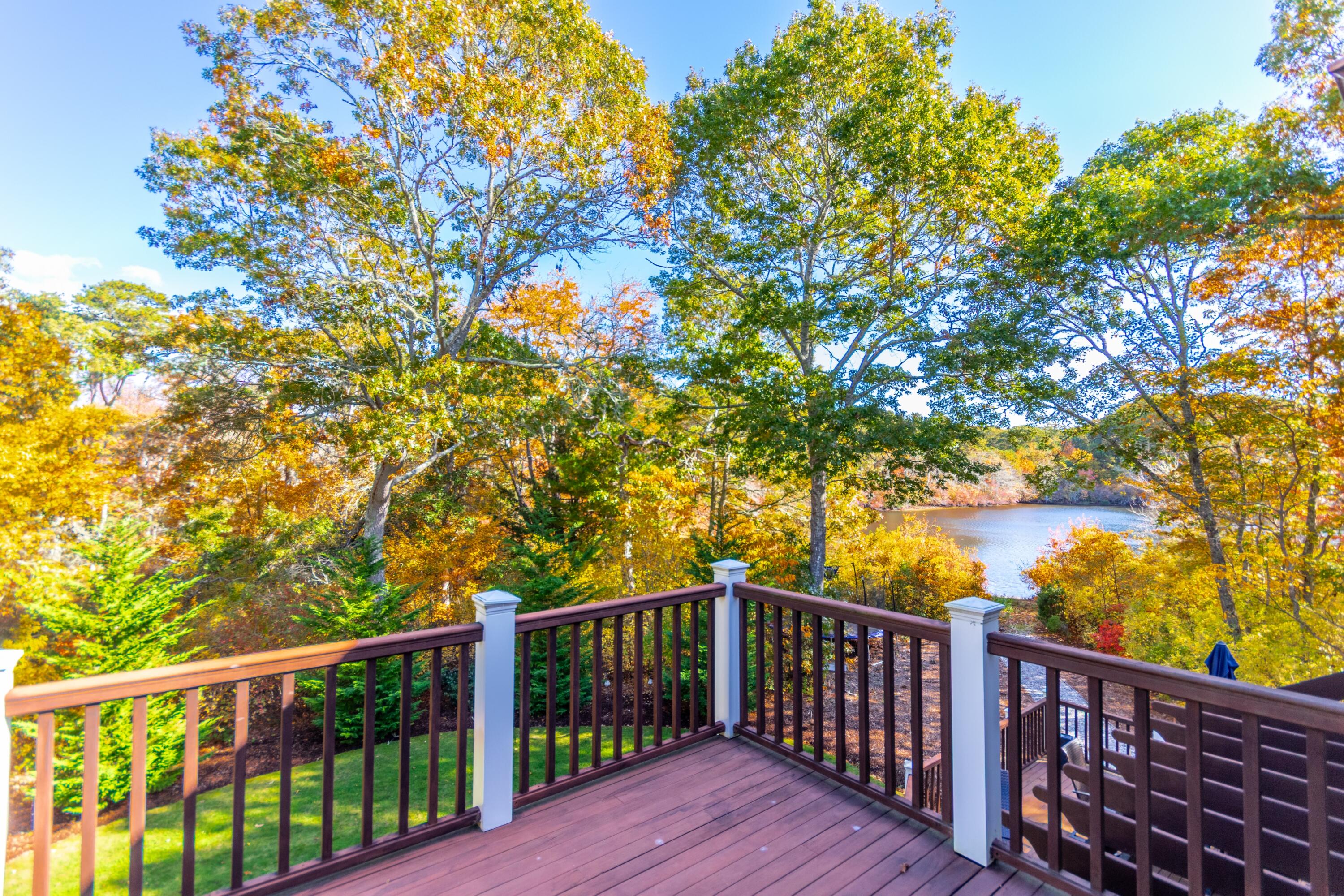 42 Fells Pond Road Mashpee, MA 02649 - Photo 22 of 37 View from the upper deck off the loft