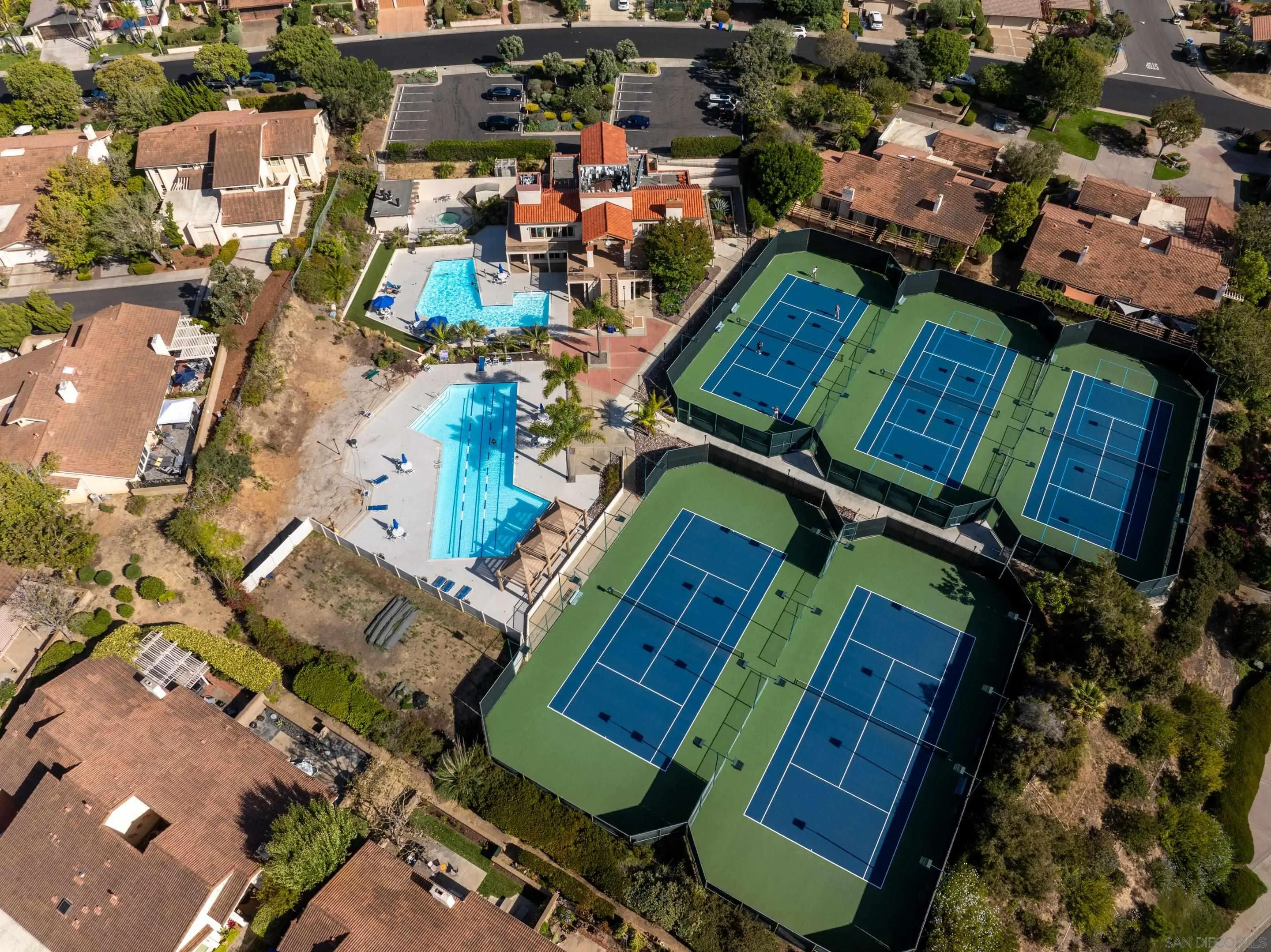 1466 Caminito Solidago La Jolla, CA 92037 - Photo 35 of 62 an aerial view of a house with a ocean view