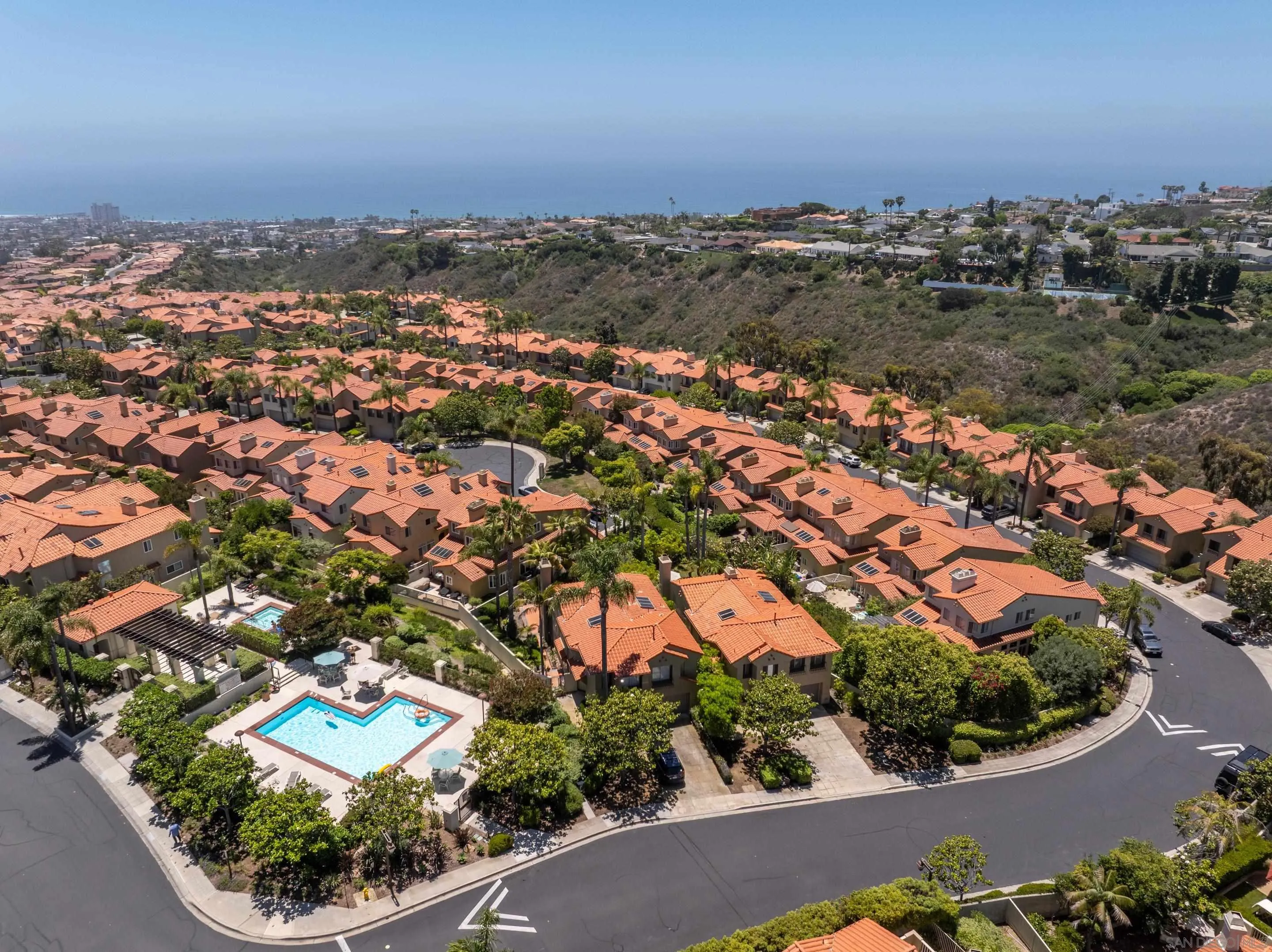 1466 Caminito Solidago La Jolla, CA 92037 - Photo 41 of 62 an aerial view of residential houses with outdoor space