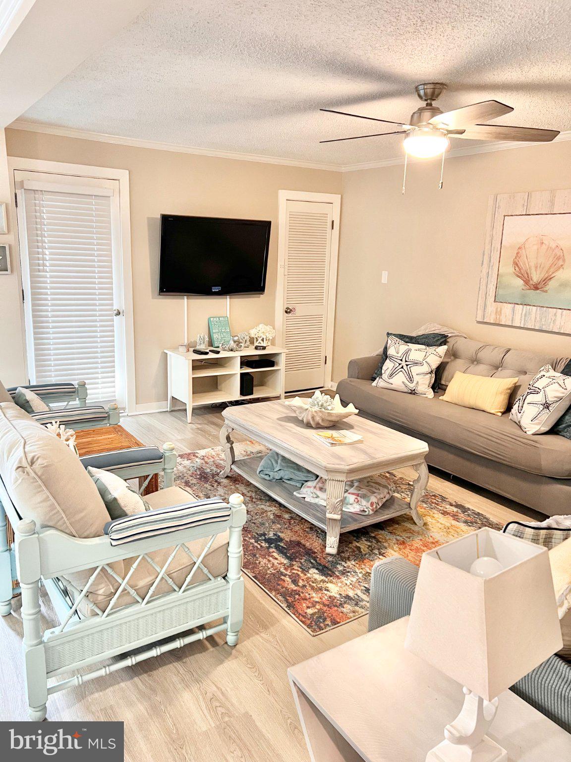 119 Old Landing Road, Unit 102F5 Ocean City, MD 21842 - Photo 13 of 19 Cozy living space with modern charm.