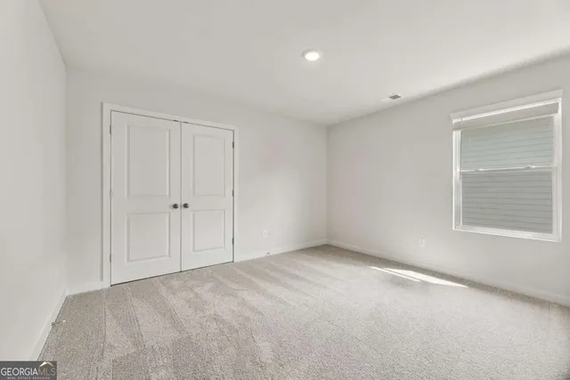 a view of a room with closet