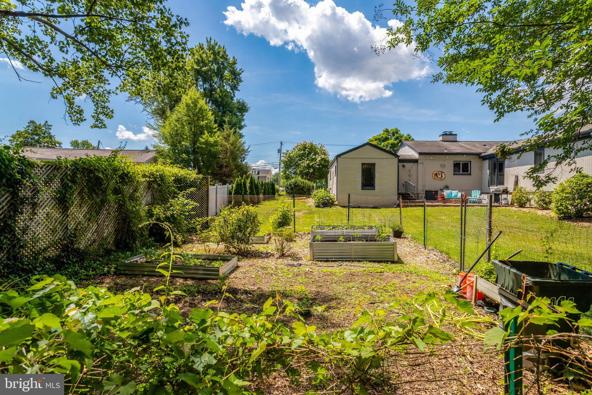 6616 Braddock Road Annandale, VA 22312 - Photo 49 of 61 Raised vegetable garden built by the current owner