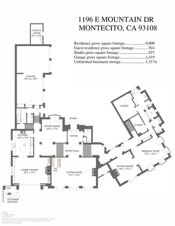 $29,995,000 | 1196 East Mountain Drive, Montecito, CA 93108