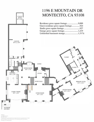 $29,995,000 | 1196 East Mountain Drive, Montecito, CA 93108