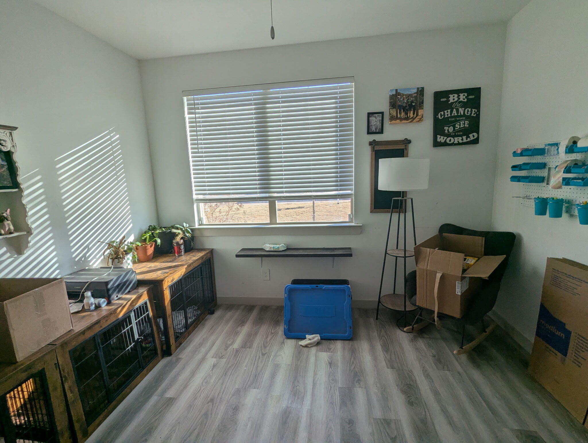 6802 55th Street Lubbock, TX 79407 - Photo 19 of 46 a room with furniture and a wooden floor