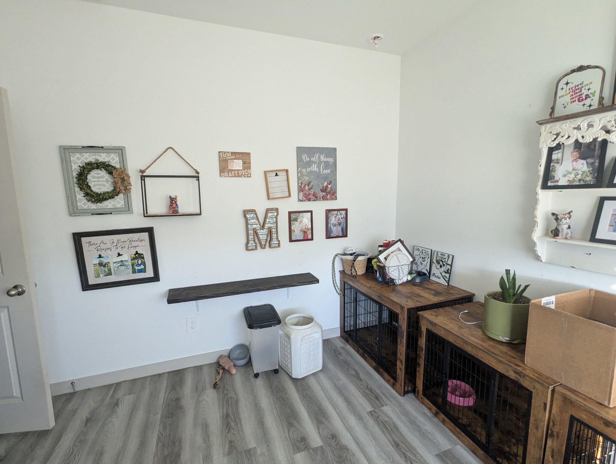6802 55th Street Lubbock, TX 79407 - Photo 20 of 46 a room with furniture and wooden floor