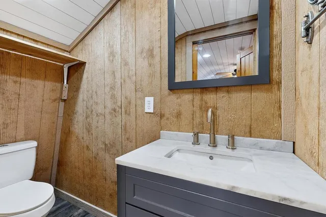 a view of a bathroom with a shower