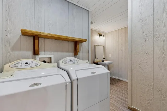 a view of street with large trees