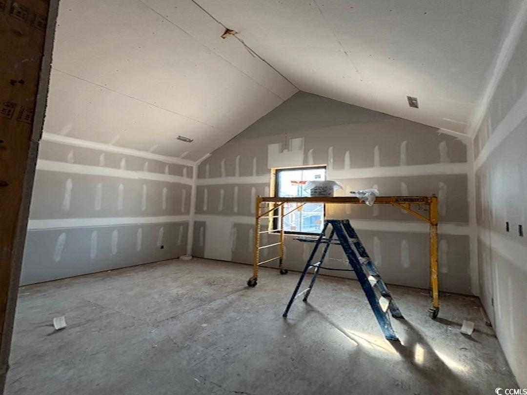 9413 Park Street Myrtle Beach, SC 29572 - Photo 27 of 40 Bonus room featuring lofted ceiling