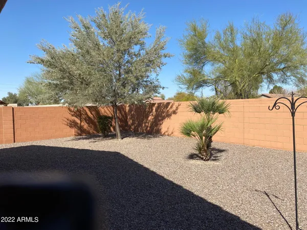 a view of outdoor space with garden