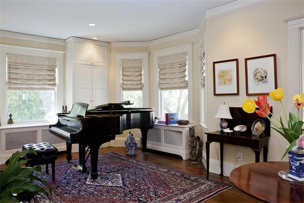 128 Allerton Road Newton, MA 02461 - Photo 4 of 10 a living room with furniture and a large window