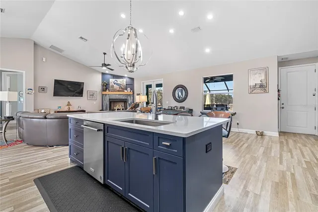 a swimming pool with a yard