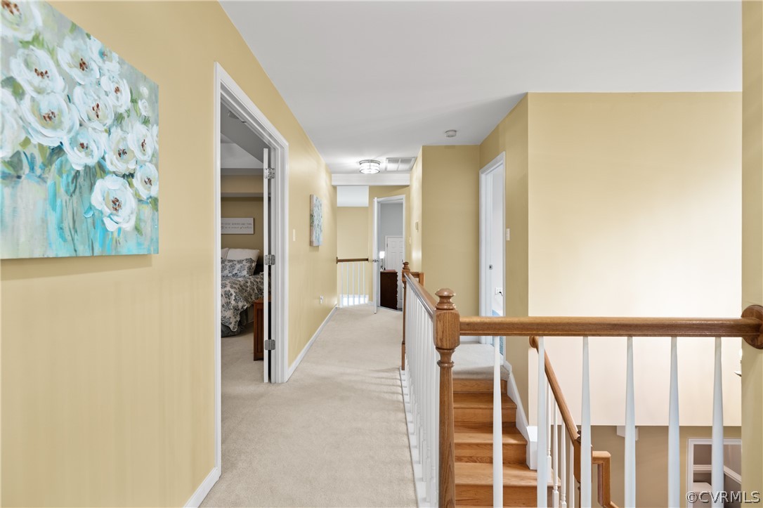 5303 Meadow Chase Road Midlothian, VA 23112 - Photo 29 of 49 a view of a hallway with furniture and a window