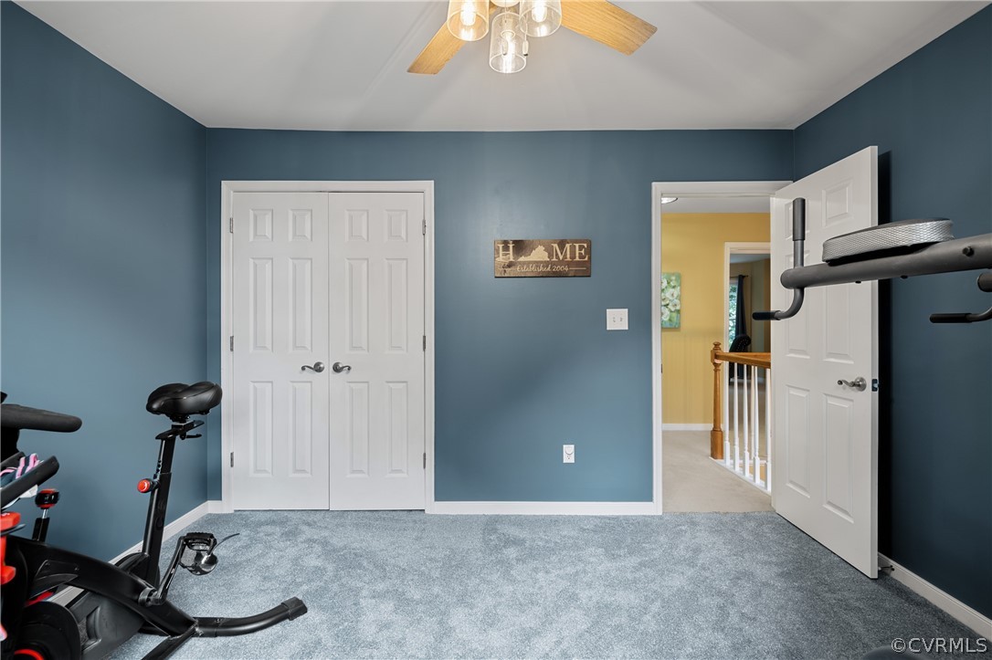5303 Meadow Chase Road Midlothian, VA 23112 - Photo 39 of 49 a view of a room with gym equipment