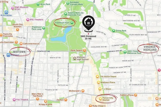 $2,190,000 | 580 Elmwood Drive Northeast, Atlanta, GA 30306