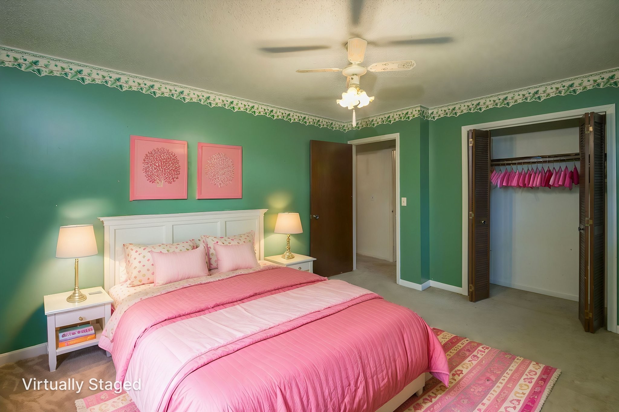 808 Windmere Drive Lebanon, TN 37090 - Photo 57 of 82 a bedroom with a bed and a chandelier