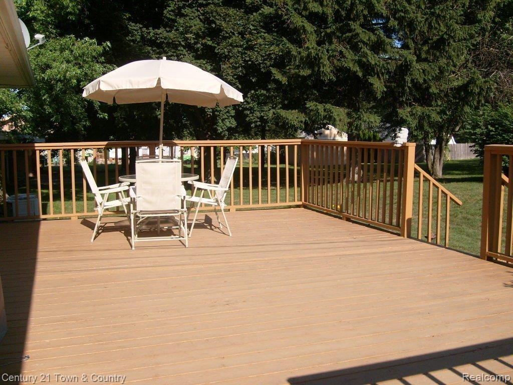 3415 Gregory Road Lake Orion, MI 48359 - Photo 21 of 24 Spacious Deck for Entertaining