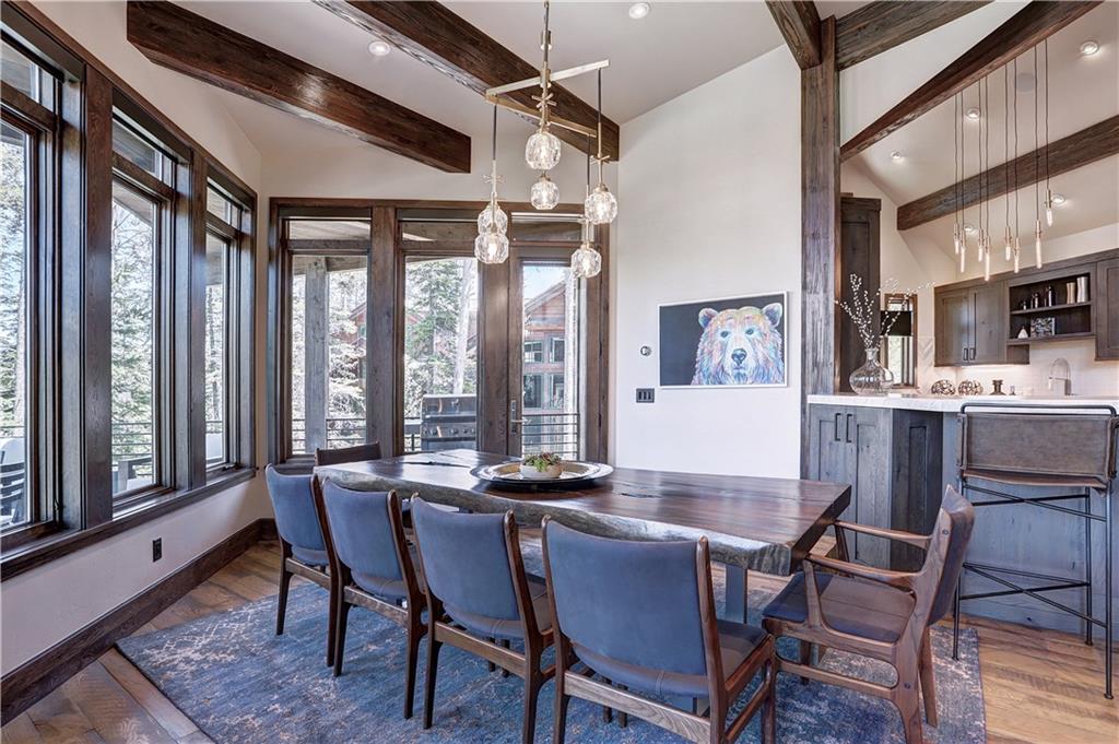 121 Boulder Circle Breckenridge, CO 80424 - Photo 8 of 35 a dining room with furniture and window