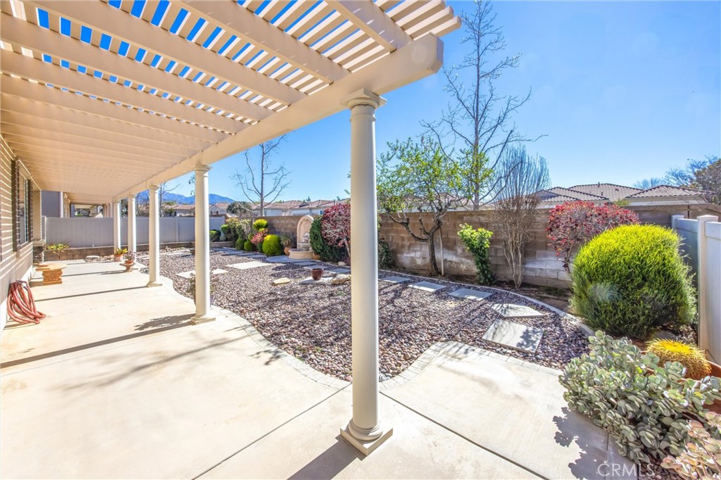 1732 Brittney Road Beaumont, CA 92223 - Photo 40 of 54 a view of a backyard