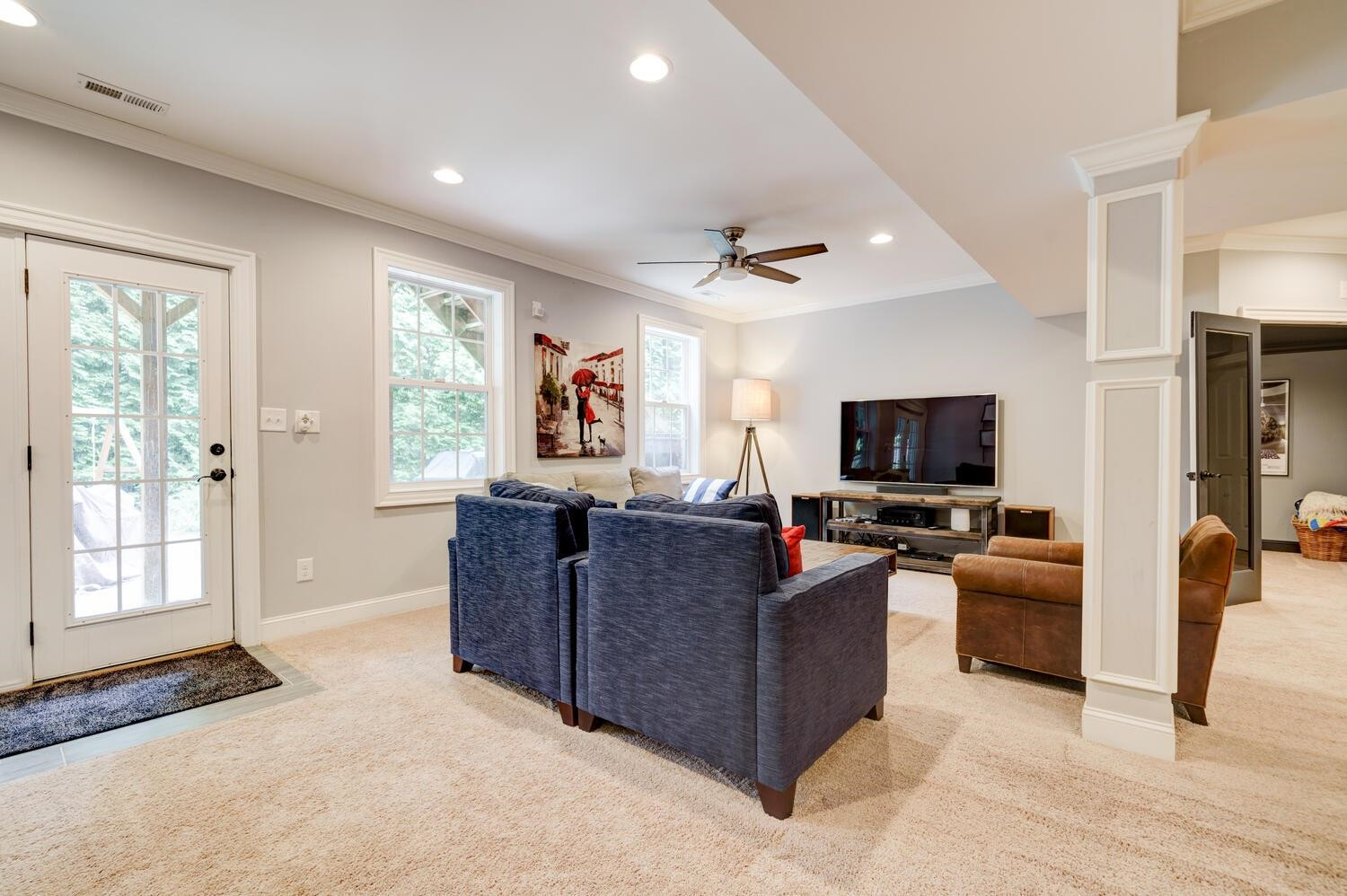 3907 Morvan Way Raleigh, NC 27612 - Photo 44 of 69 Basement family room