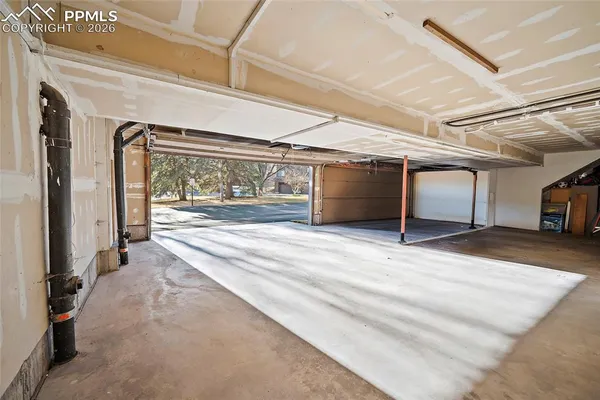 an aerial view of swimming pool