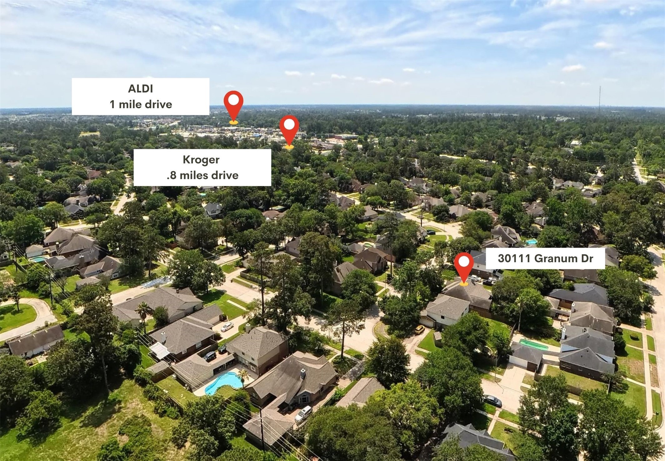 30111 Granum Drive Spring, TX 77386 - Photo 45 of 45 a view of a city