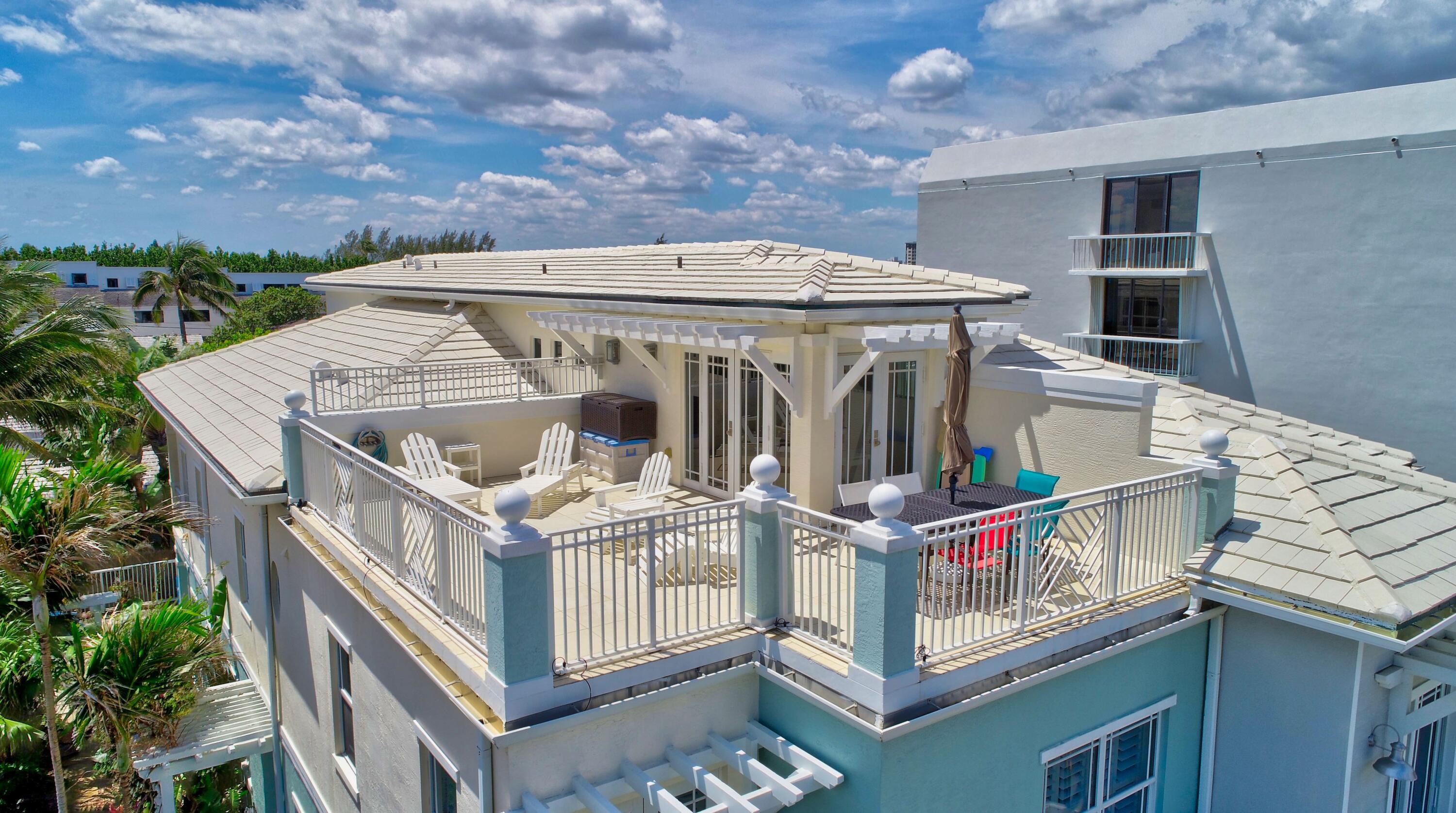 1120 Ocean Terrace Delray Beach, FL 33483 - Photo 39 of 47 a view of roof deck with furniture