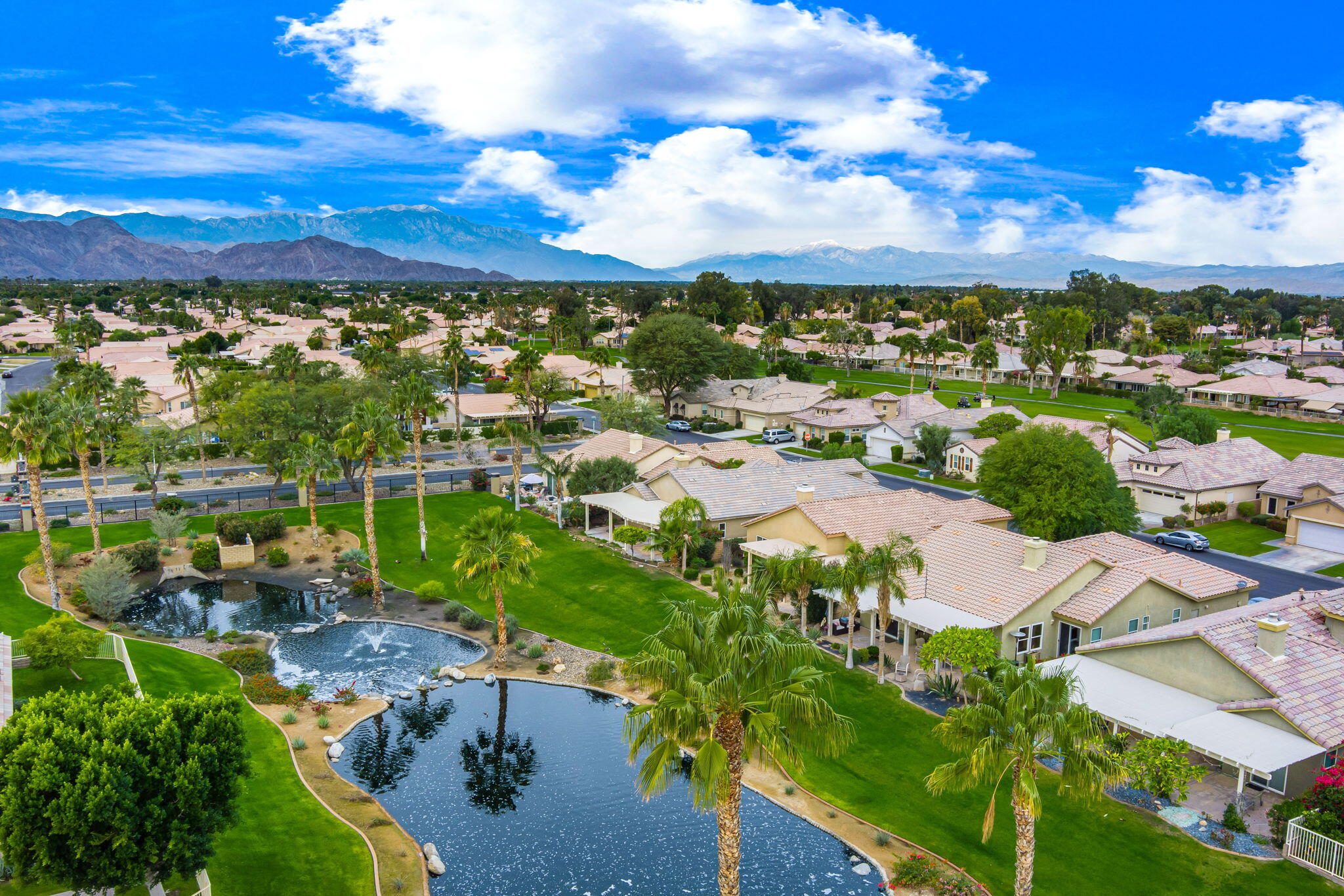 82631 Redford Way Indio, CA 92201 - Photo 9 of 43 a view of a lake with a houses