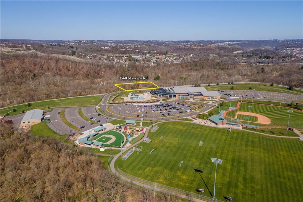 1560 Mayview Road Pittsburgh, PA 15241 - Photo 21 of 23 an aerial view of a house with a swimming pool