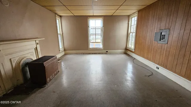 a view of a storage & utility room in a house