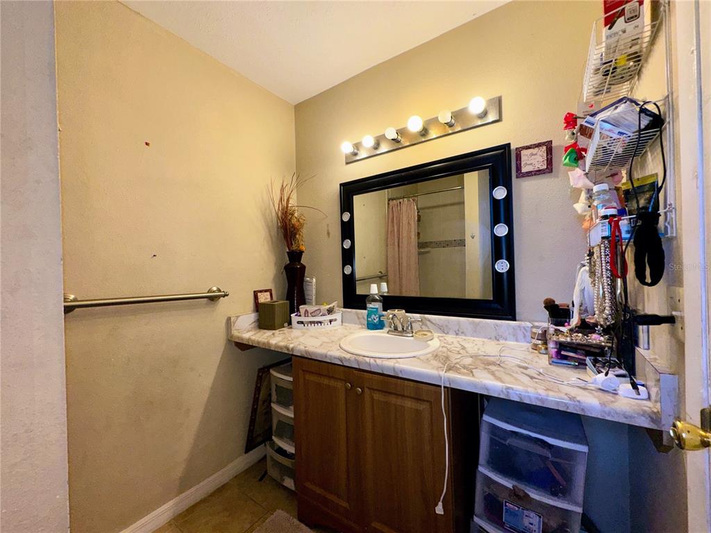 2908 Forest Circle Seffner, FL 33584 - Photo 33 of 46 a bathroom with a sink and a mirror