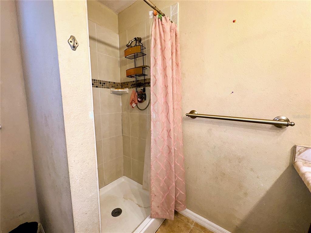 2908 Forest Circle Seffner, FL 33584 - Photo 34 of 46 a bathroom with a glass shower door