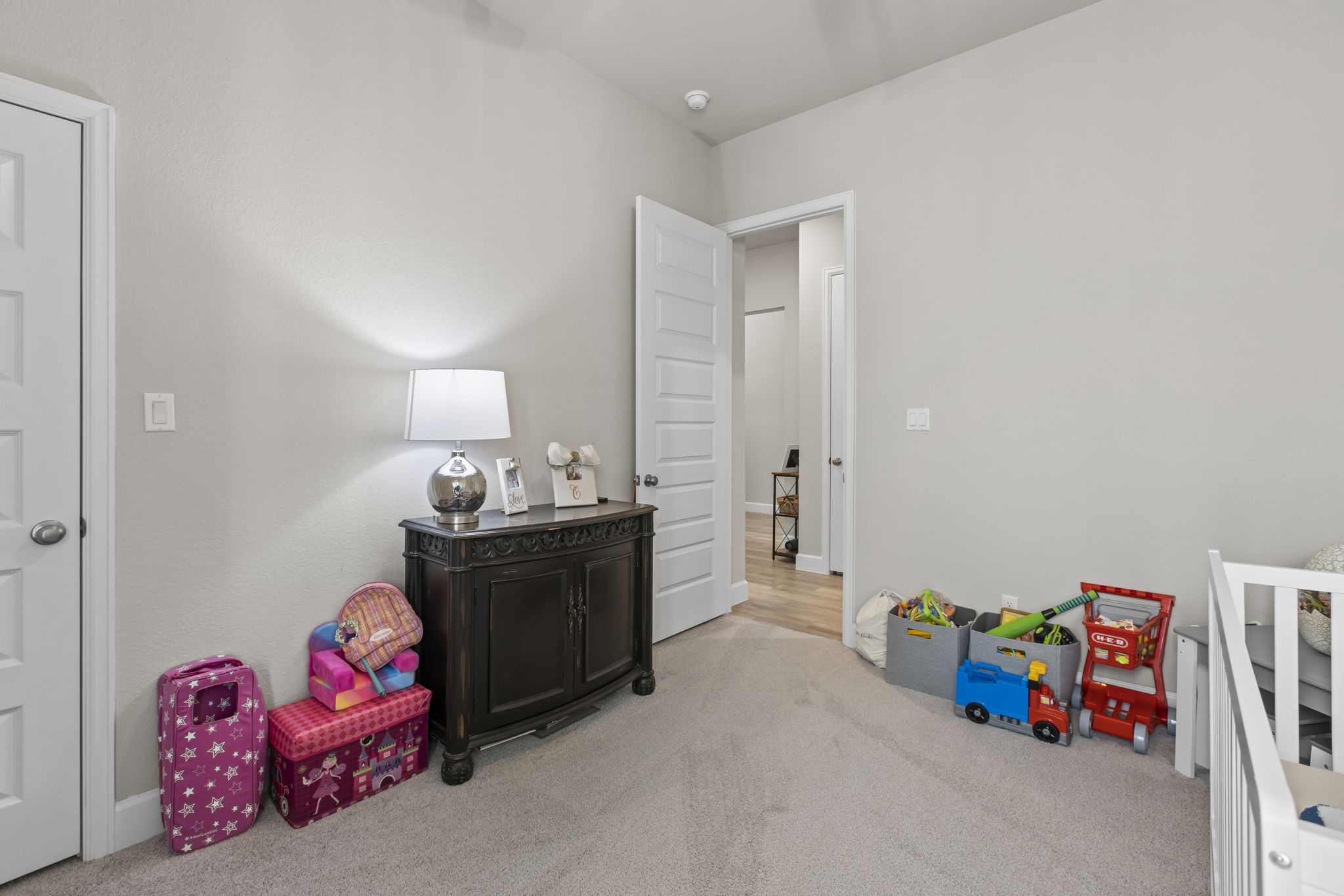 313 Terrene Trail Georgetown, TX 78628 - Photo 22 of 40 Rec room featuring light colored carpet