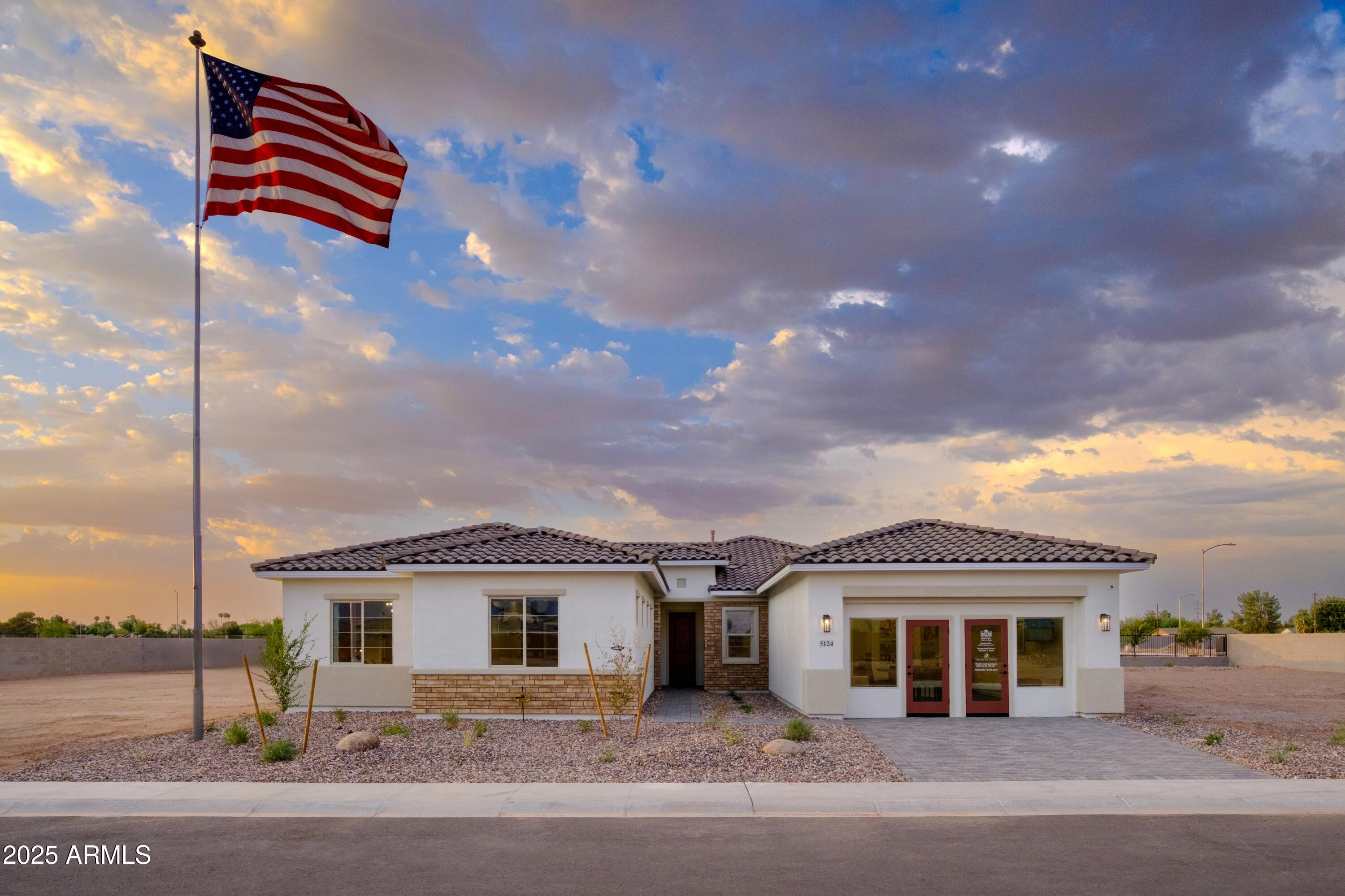 5125 West Coplen Farms Road Laveen, AZ 85339 - Photo 3 of 77 FRONT ELEVATION OF C