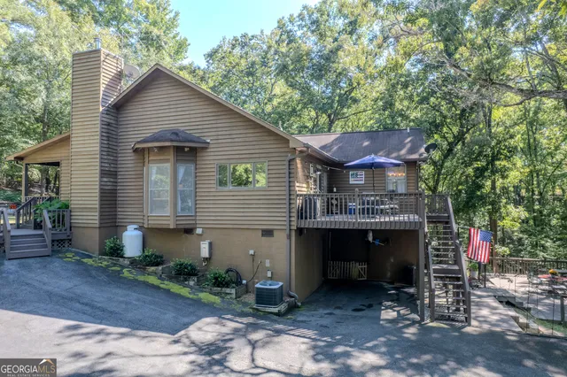 a outdoor space with furniture