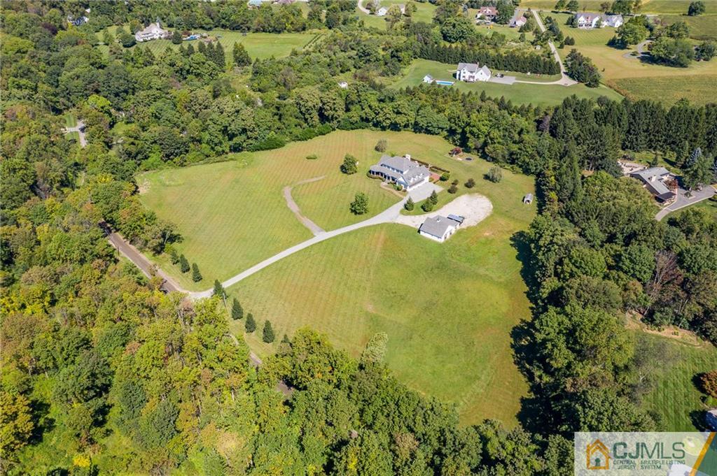 40 Pickle Road Califon, NJ 07830 - Photo 49 of 50 an aerial view of a residential houses with yard